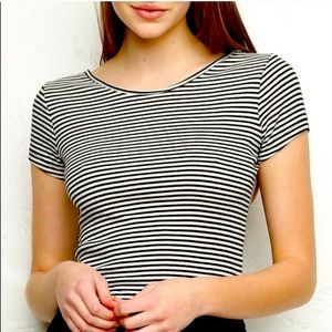 Brandy Melville - Striped Crop Top